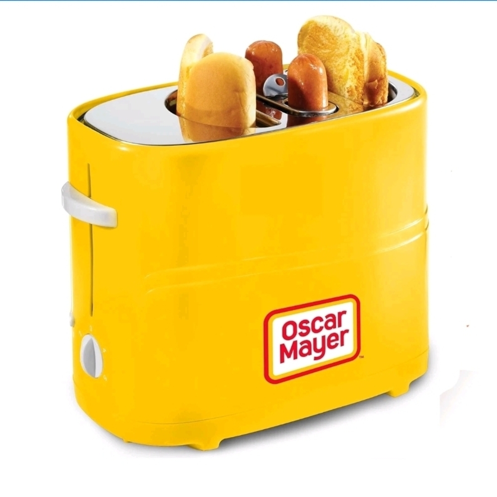 Nostalgia Yellow Hot Dog Toaster